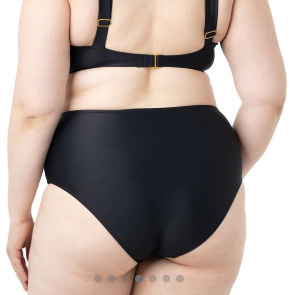 Kindred Bravely High Rise Maternity & Postpartum Bikini Bottom - Black (M) - Picture 2 of 3